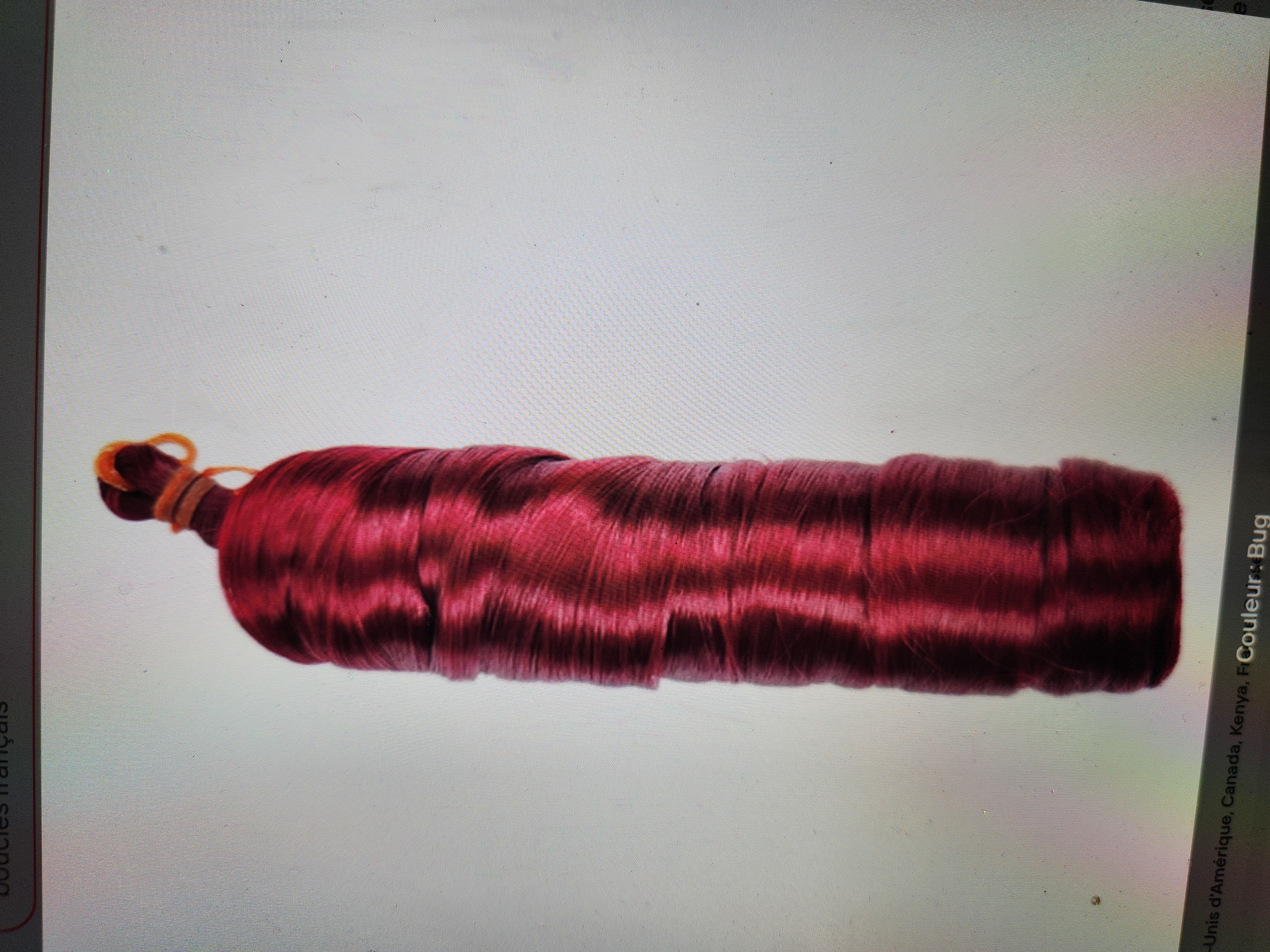 Paquet French Curls Bordeaux T-Bug